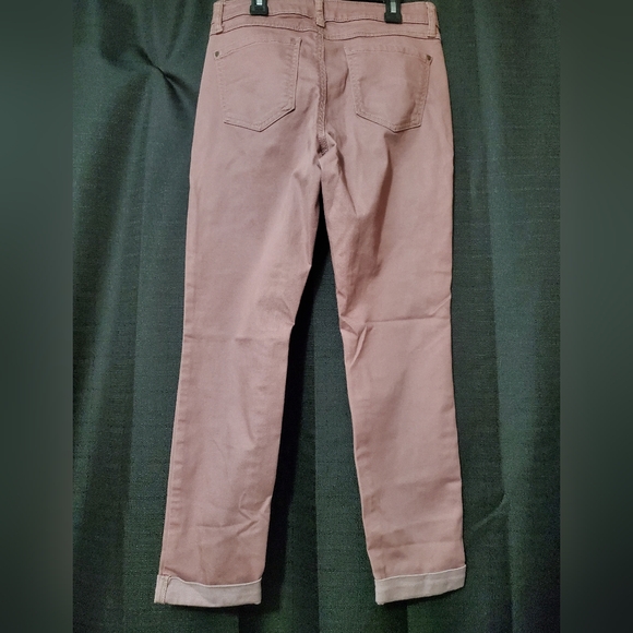 LC Cuffed Skiny Ankle Mauve Jeans LC Lauren Conrad SZ 10 - Picture 5 of 5